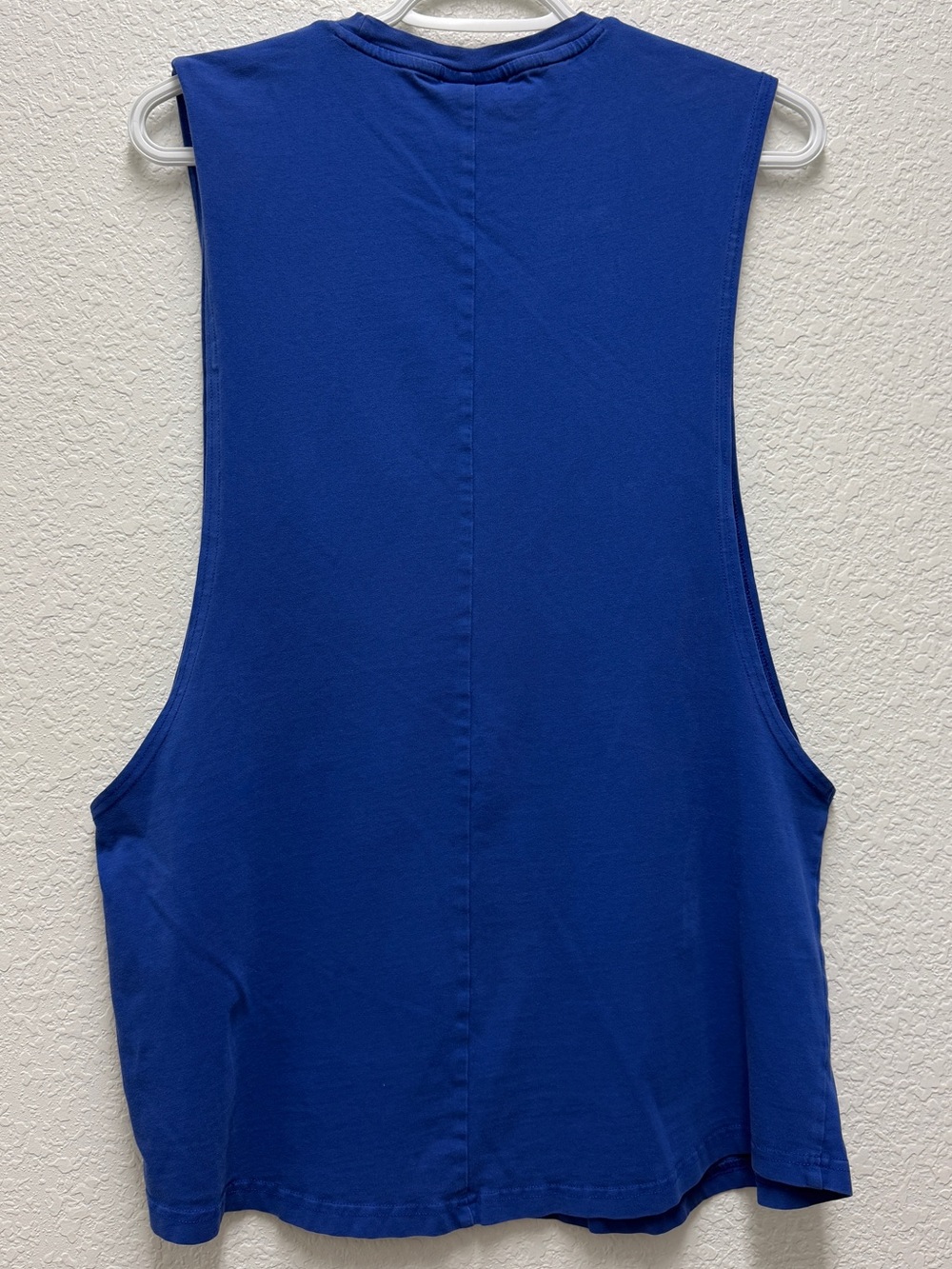 Gymshark Royal Blue Sleeveless Tank Top Muscle T-Shirt Men’s Size Large - Picture 2 of 3